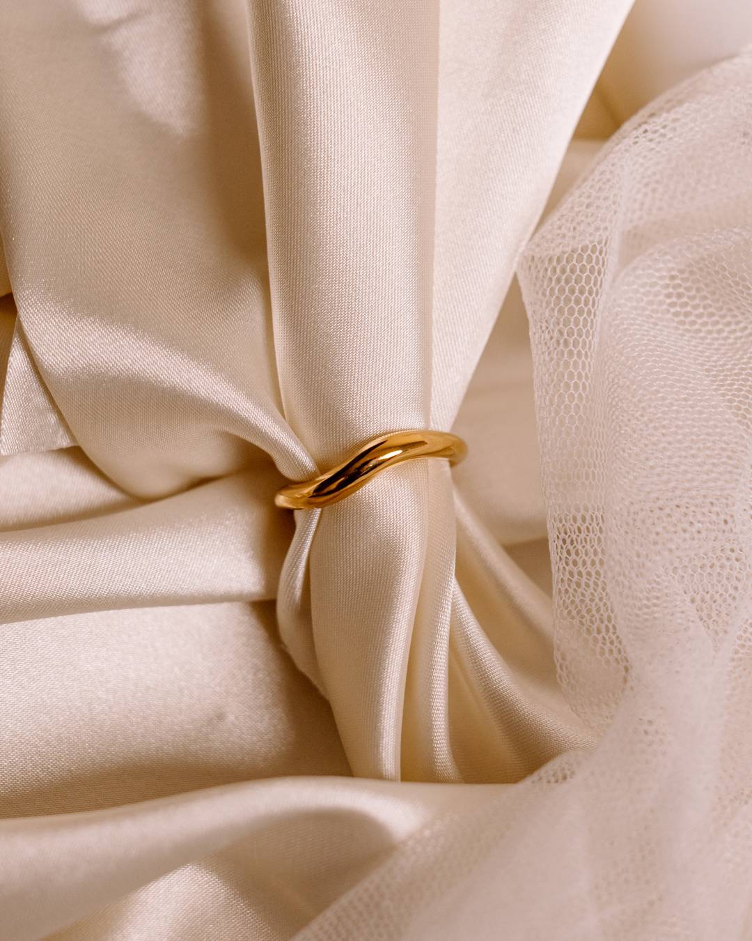 Gold plated waterproof ring