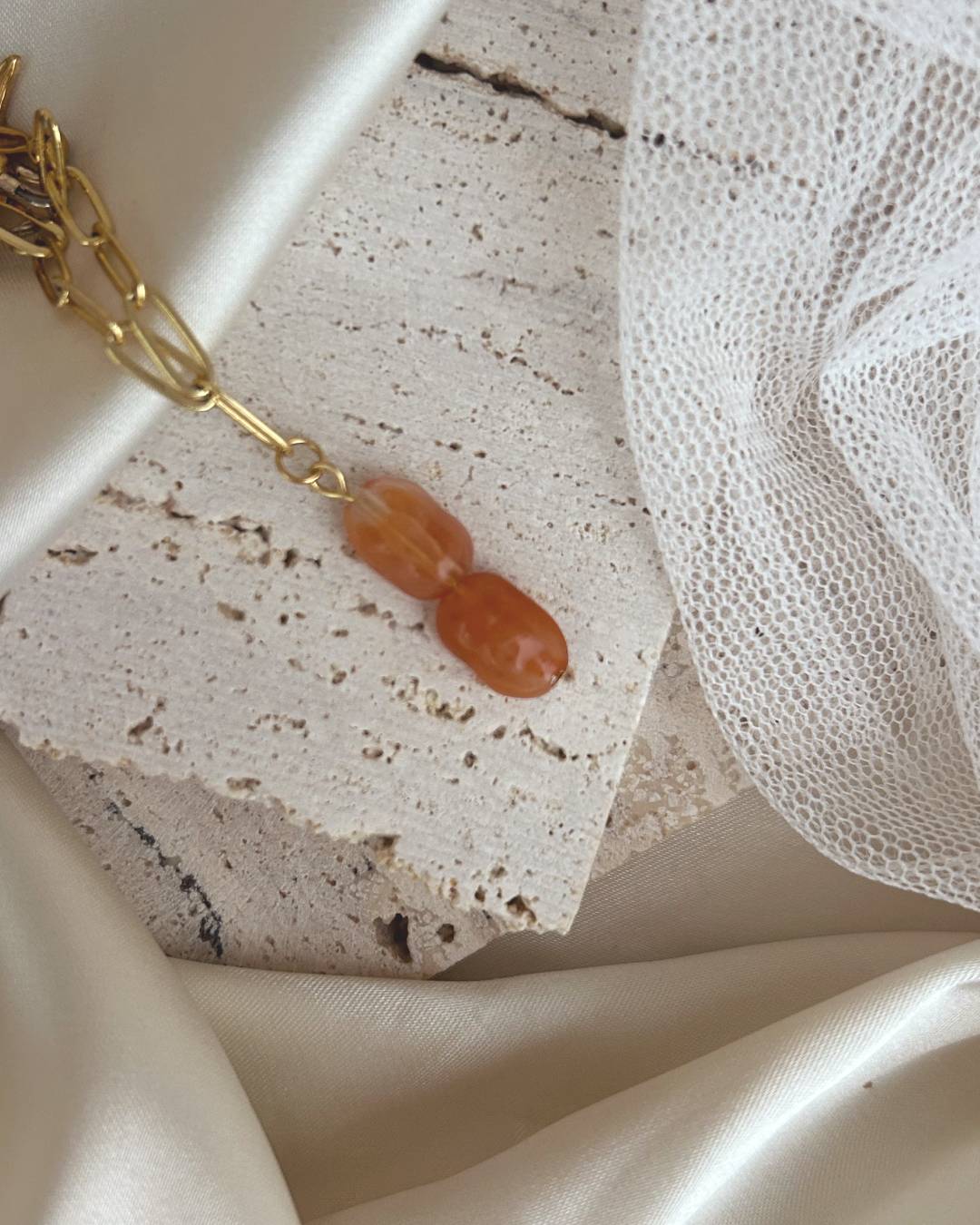 Handcrafted beaded jewellery charm for necklace or earring