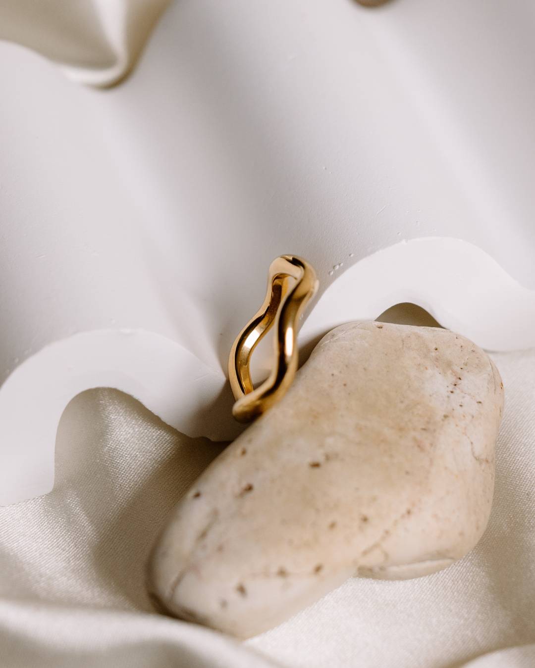 Gold plated waterproof ring